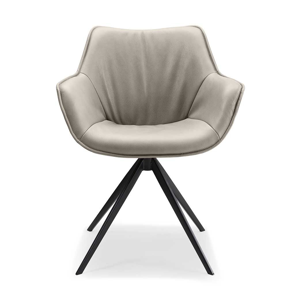 Chair Padua - Silver Leather