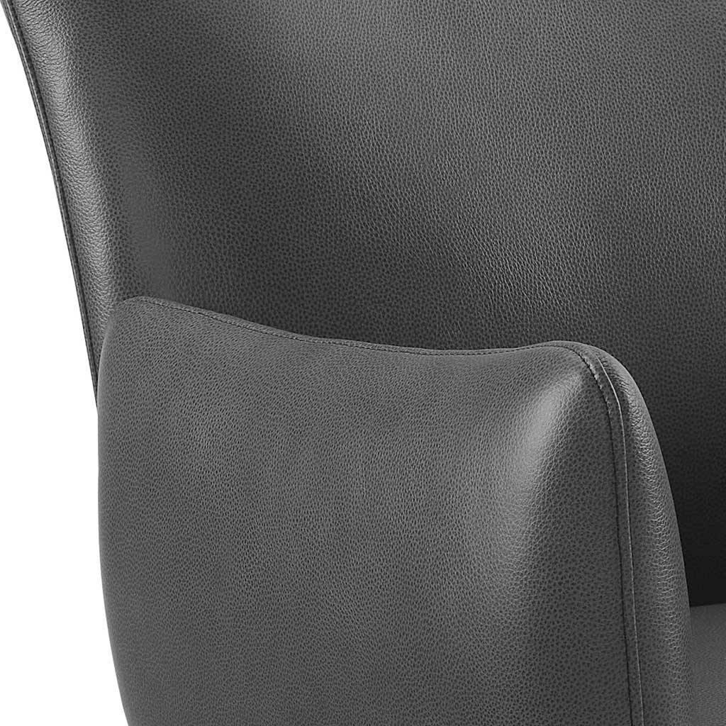 Chair Ancona - Black Leather