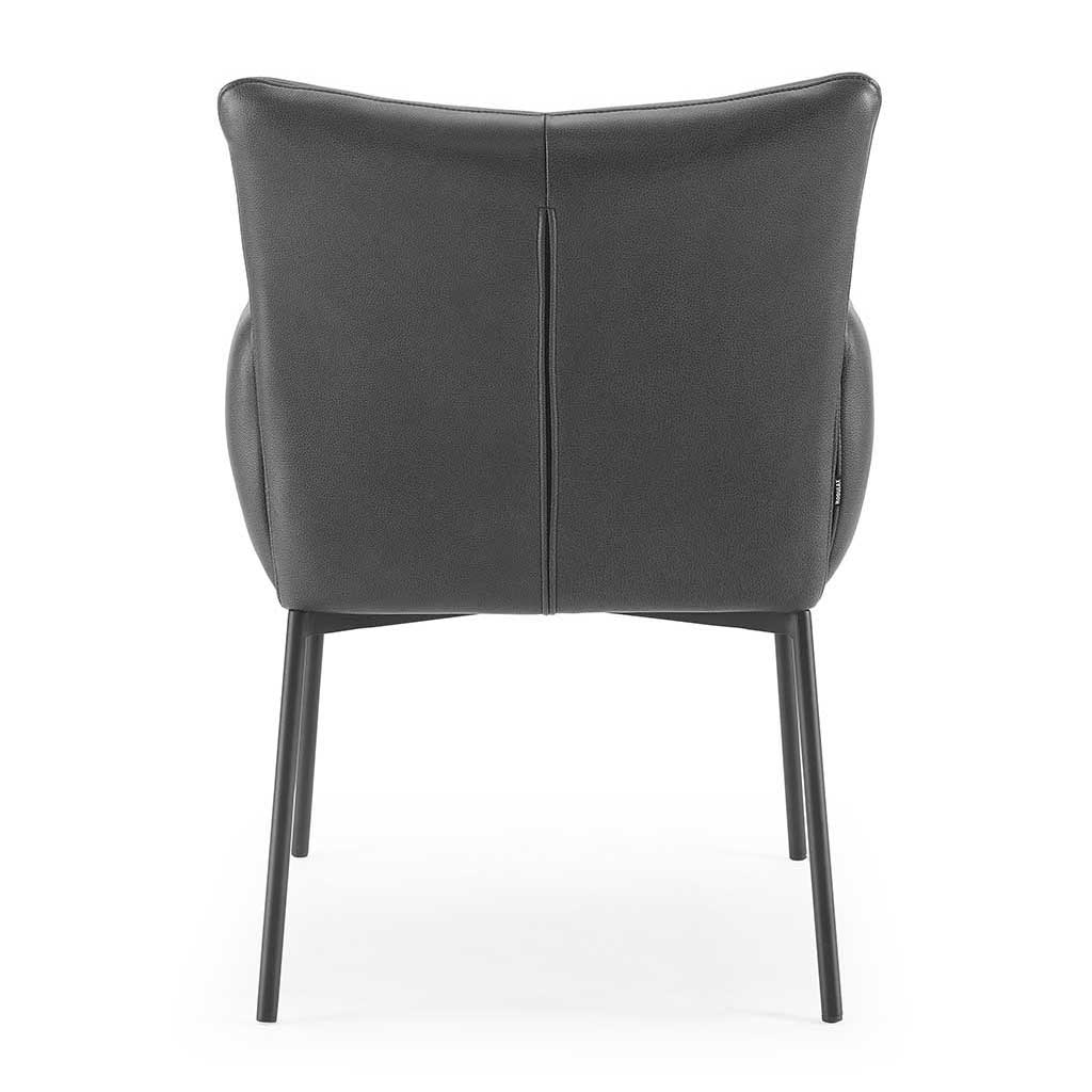 Chair Ancona - Black Leather