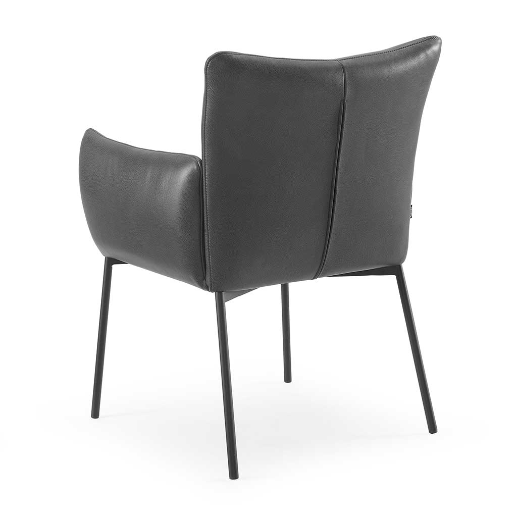 Chair Ancona - Black Leather