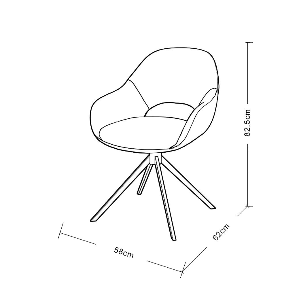 Chair Messina - White Natural