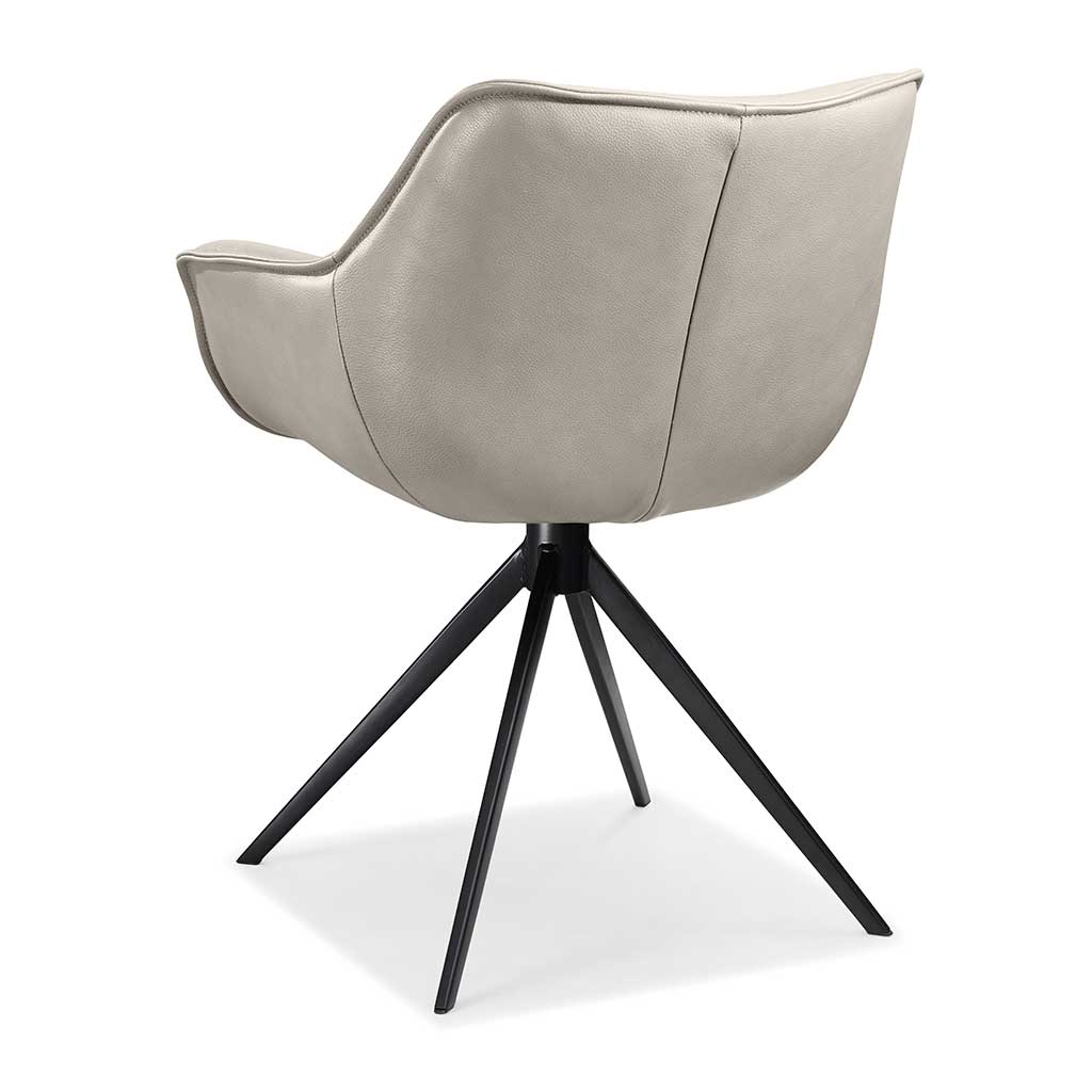 Chair Padua - Silver Leather