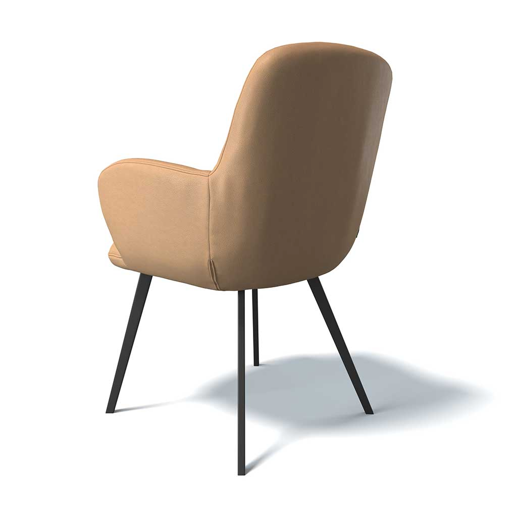 Chair Mancini - Camel Leather