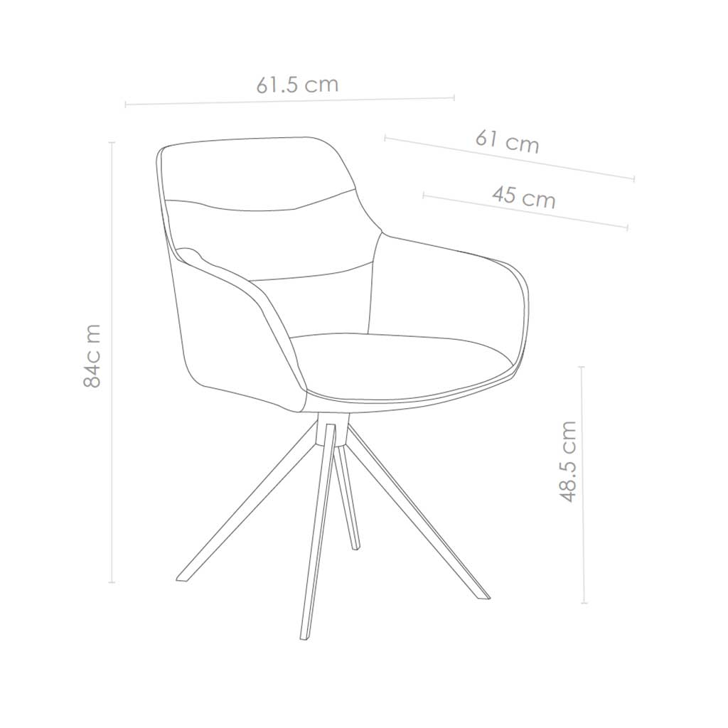 Chair Como - Antracite