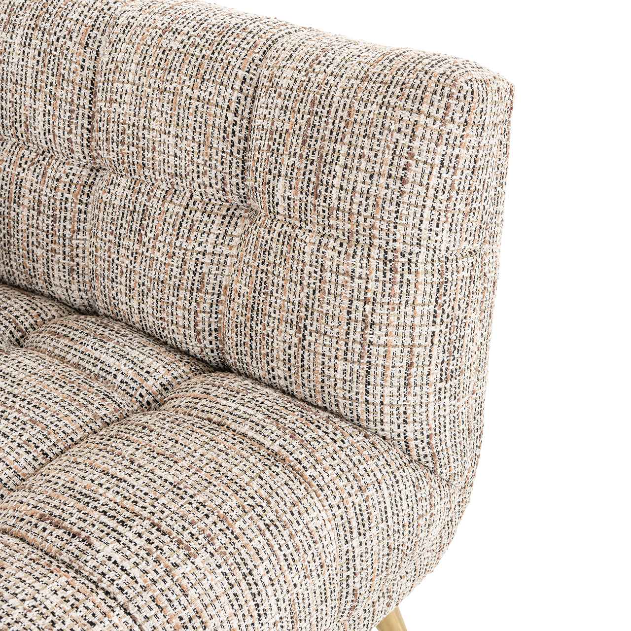 Sofa Huxley trendy nature / Brushed gold (Be Trendy 01 Nature) -  230x91cm