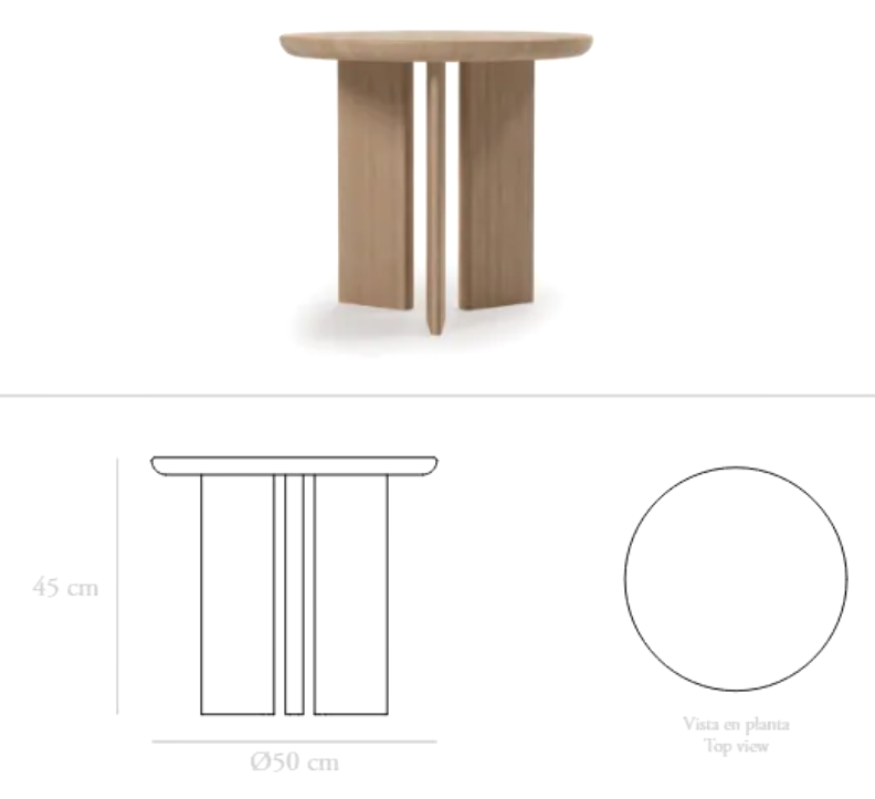 Side Table Zen Ø45cm