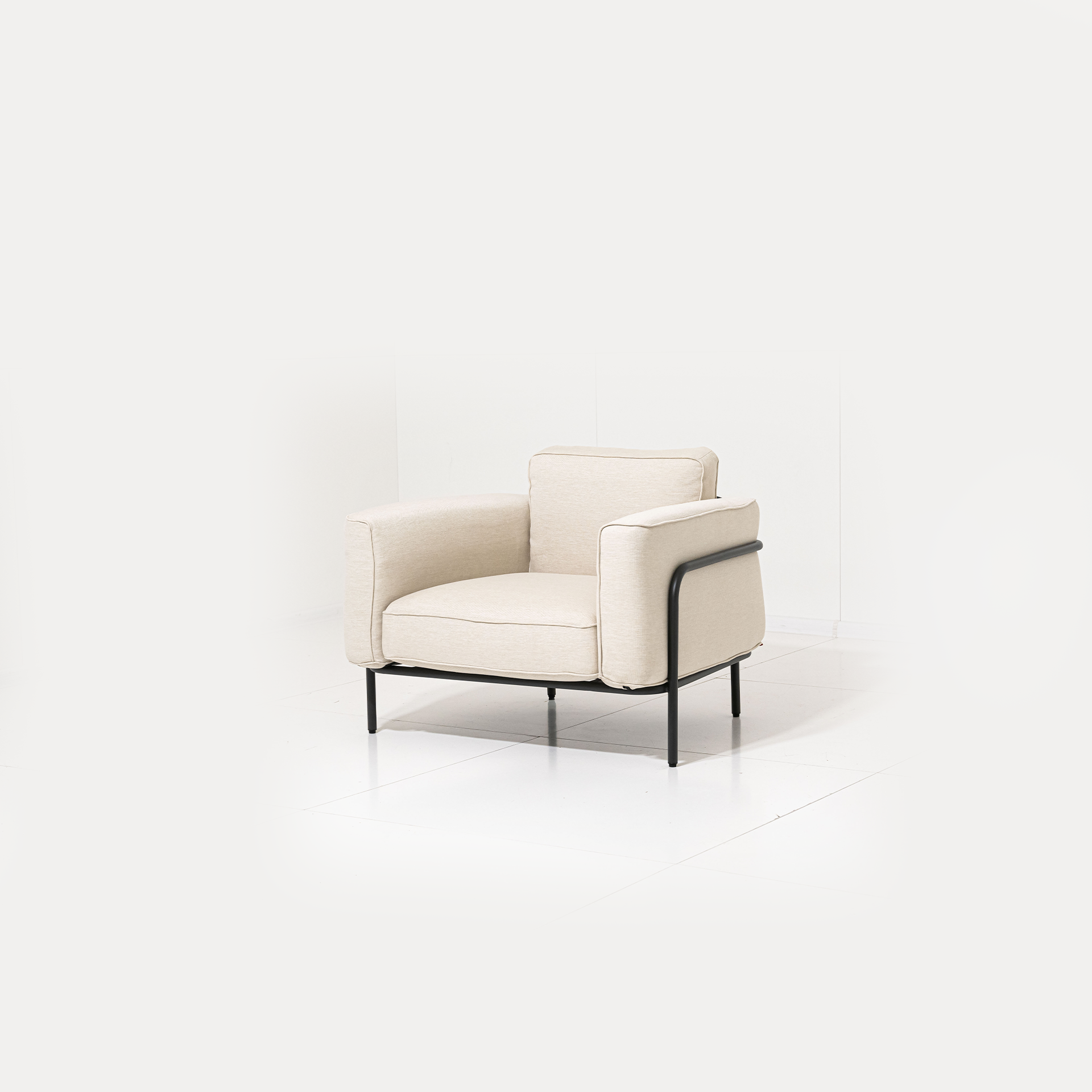 Outdoor Armchair Melan - White 100x88x76cm