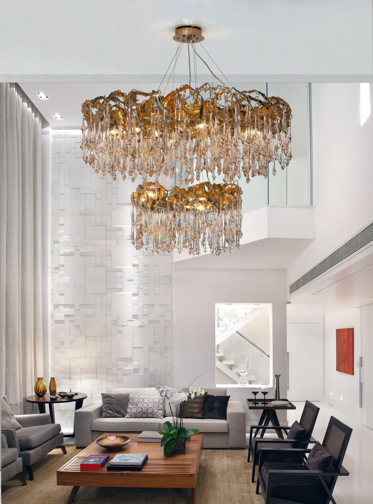 Pendant light - Line Sculpture Double