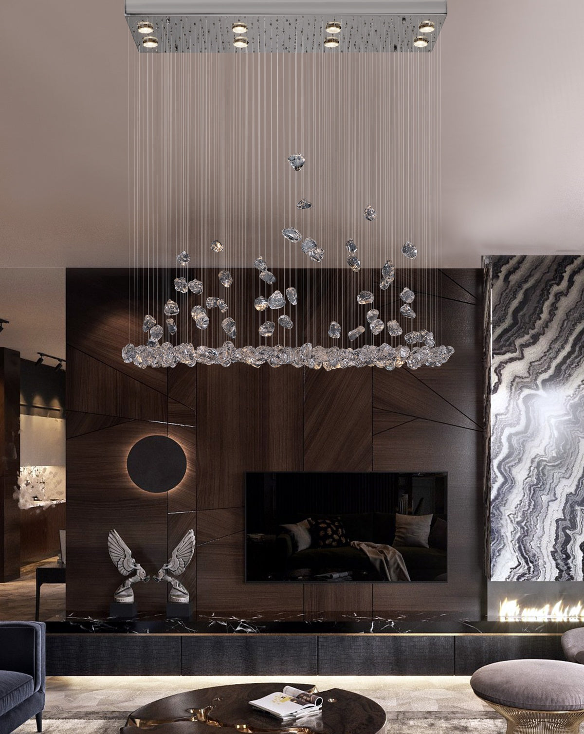 Ceiling Lamp - Line Stones