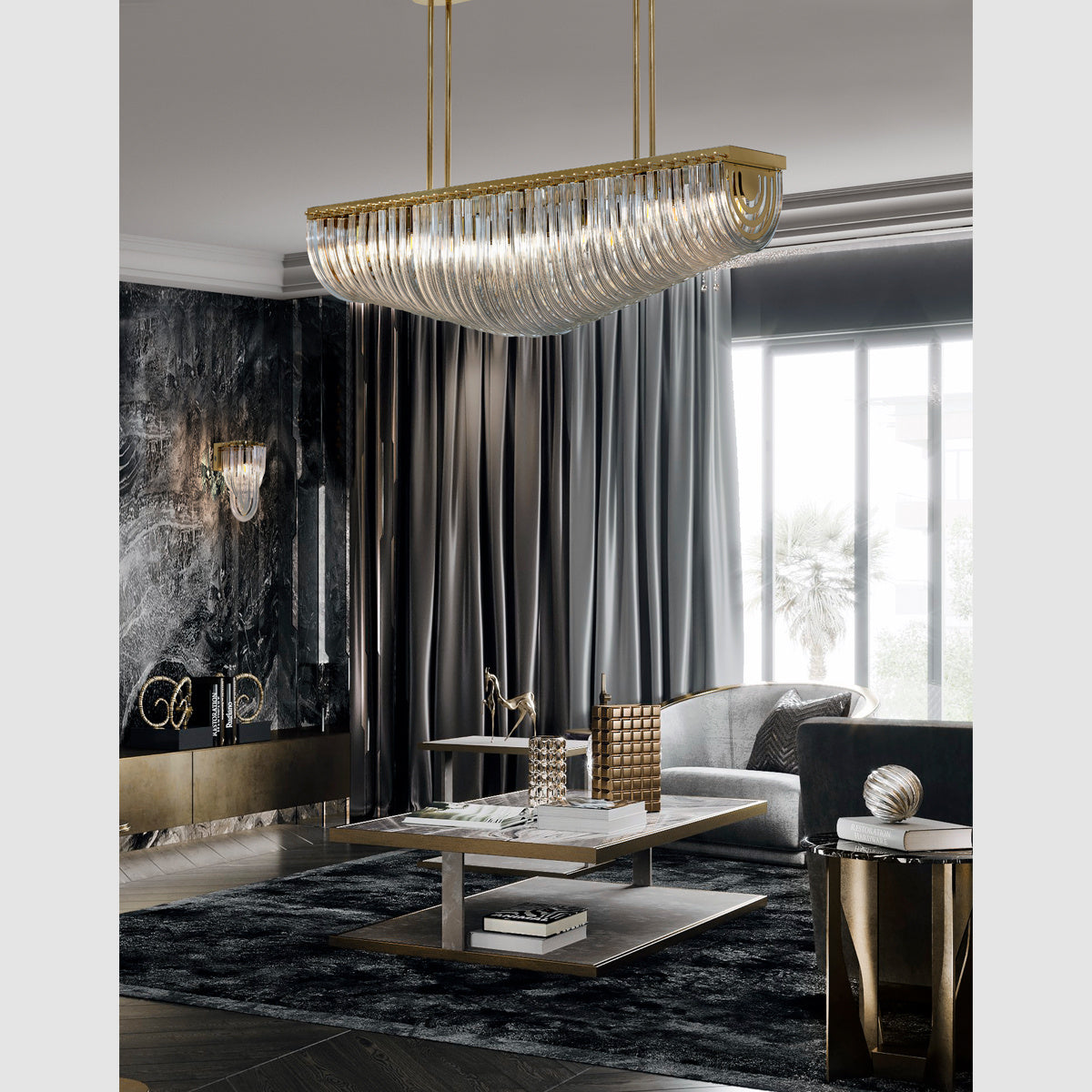 Pendant light - Line Anatole L120G