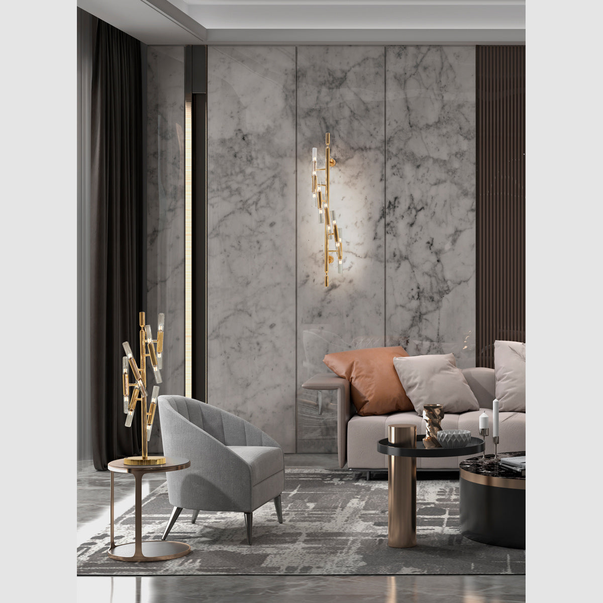 Wall Lamp - Line Crocodile