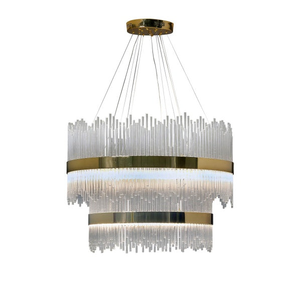Pendant light - Line Oriente Gold Double